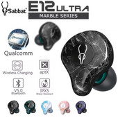 Sabbat E12 Ultra TWS Qualcomm Bluetooth 5.0 Aptx Ασύρματο ακουστικό Sports HiFi Stereo Earbuds Ακουστικά μείωσης θορύβου G12 Elite