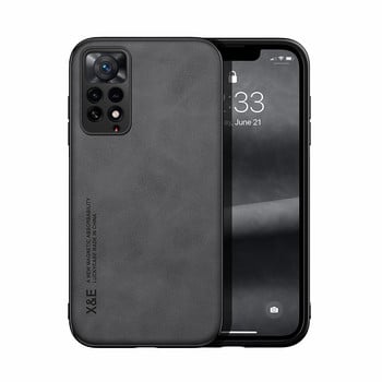 Камера All Inclusive Магнитен кожен калъф за Xiaomi Redmi Note 11 10 9 S Удароустойчив Funda POCO X3 F3 M3 M4 X4 F4 GT Pro Cover