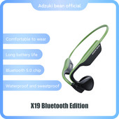 Slúchadlá Adzuki Bean s kostným vedením, Bluetooth 5.0, vodotesné, pre šport, beh, vodotesné, HIFI handsfree slúchadlá