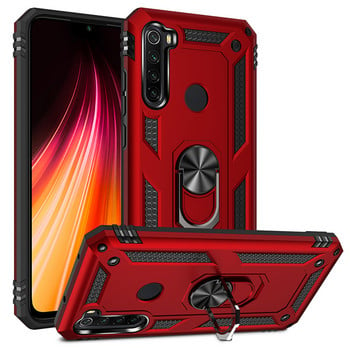 Μαγνητική μεταλλική θήκη Armor για Xiaomi Redmi Note 10 9 X3 9c 9s 8T 8 7 Poco GT M3 11 T F3 9A 7A 9T Pro Lite Αντικραδασμικό κάλυμμα δακτυλίου