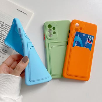 Слот за карта на портфейла TPU калъф за OPPO Reno 6 5 7 A94 A74 A54 A16 A55 A96 Find X3 Card Funda за Realme 9 8 i C21 Pro Coque Cover