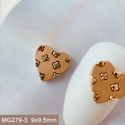 10 komada Love Flower Leptir mašna Legura Nail Art Cirkon Pearl Crystal Metal Manikura Nokti Accesorios Supplies Decorations Charms