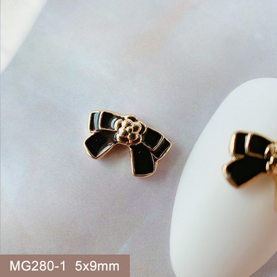 10 komada Love Flower Leptir mašna Legura Nail Art Cirkon Pearl Crystal Metal Manikura Nokti Accesorios Supplies Decorations Charms