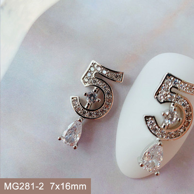 10 komada Love Flower Leptir mašna Legura Nail Art Cirkon Pearl Crystal Metal Manikura Nokti Accesorios Supplies Decorations Charms