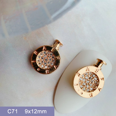 10 komada Love Flower Leptir mašna Legura Nail Art Cirkon Pearl Crystal Metal Manikura Nokti Accesorios Supplies Decorations Charms