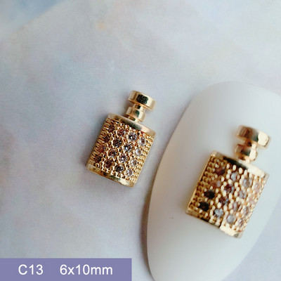 10 komada Love Flower Leptir mašna Legura Nail Art Cirkon Pearl Crystal Metal Manikura Nokti Accesorios Supplies Decorations Charms