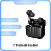 Bezdrôtové Bluetooth slúchadlá J7, vodotesné športové bezdrôtové slúchadlá s redukciou hluku IPX5, ANC, mikrofón, slúchadlá pre telefón