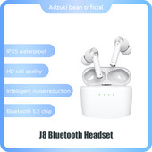 J8 TWS bežične Bluetooth slušalice ANC/ENC smanjenje buke, slušalice s kontrolom dodira i mikrofonom IPX5 vodootporne HD slušalice za pozive