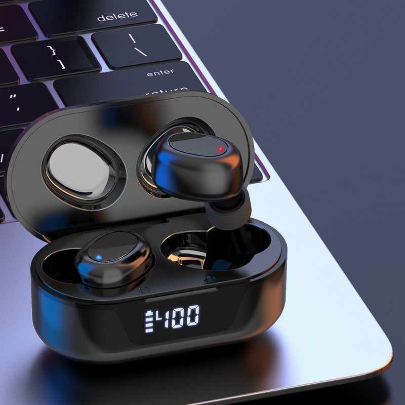 Ασύρματα ακουστικά Bluetooth TWS TW16 Αδιάβροχα αθλητικά ακουστικά V5.0 Στερεοφωνικά ακουστικά μουσικής για iPhone Samsung Huawei Xiaomi