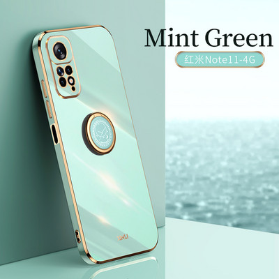 Zaštitna futrola za Xiaomi Redmi Note 11 11S 11T 12 10 10S 9 9S 9A 9C 9T 8 Pro POCO X3 X4 M3 M4 F3 Pro Funda Ring Cover