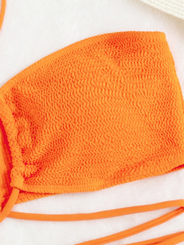 Masszív push up bikini 3 részes női fürdőruha Magasra vágott fürdőruhák fürdőruha conjunto biquinis feminino trajes de baño mujer 2022