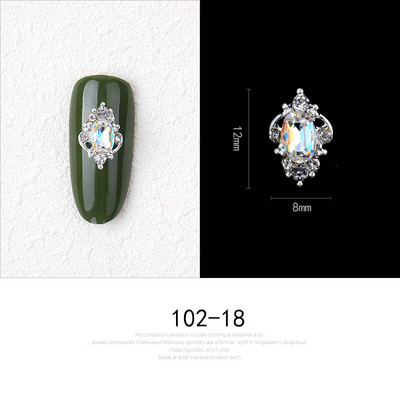 10 darab színes strassz körömdísz arany drágakő köröm strassz köröm díszítés hold csillag alakú ékszer design