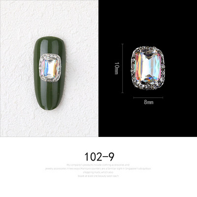 10 darab színes strassz körömdísz arany drágakő köröm strassz köröm díszítés hold csillag alakú ékszer design