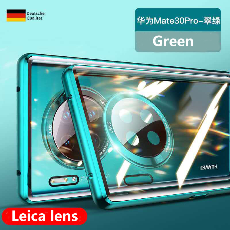 Objektīva aizsardzība Metāla magnētiskais futrālis Huawei P50 P40 P30 Pro Mate 50 40 30 20 Pro kameras aizsardzība Divpusējs stikla vāciņš