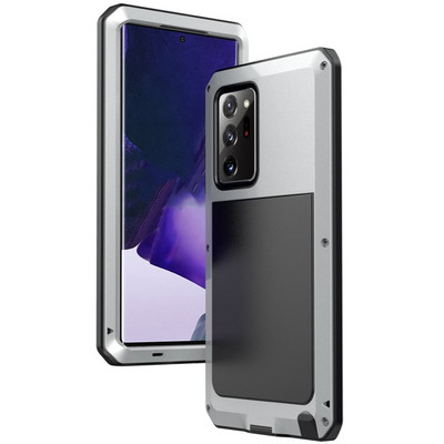 Super otporna na udarce oklopna metalna maska za Samsung S22 S21 S20 S10 S9 S8 Note 20 10 9 8 Ultra Plus FE potpuna zaštita odbojnika