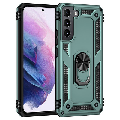 Θήκη Armor Magnetic Bumper For Samsung Galaxy S22 S21 S20 Ultra S10 S9 S8 Plus Note 20 10 9 8 Plus Αντικραδασμικό μεταλλικό κάλυμμα δακτυλίου