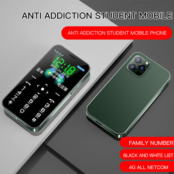Нов телефон с мини карта Soyes D13 4G LTE 900mAh 1.8\'\' Мобилен телефон с две SIM карти Моден ултратънък телефон с малък размер за деца и студенти