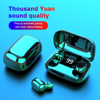 TWS Mini L21 Pro Ακουστικά Ασύρματα αθλητικά ακουστικά Αδιάβροχο στερεοφωνικό ήχο Surround Λειτουργεί σε όλα τα smartphone Ακουστικά Bluetooth