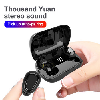 TWS Mini L21 Pro слушалки Безжични спортни слушалки Водоустойчив стерео съраунд звук Работи на всички смартфони Bluetooth слушалки