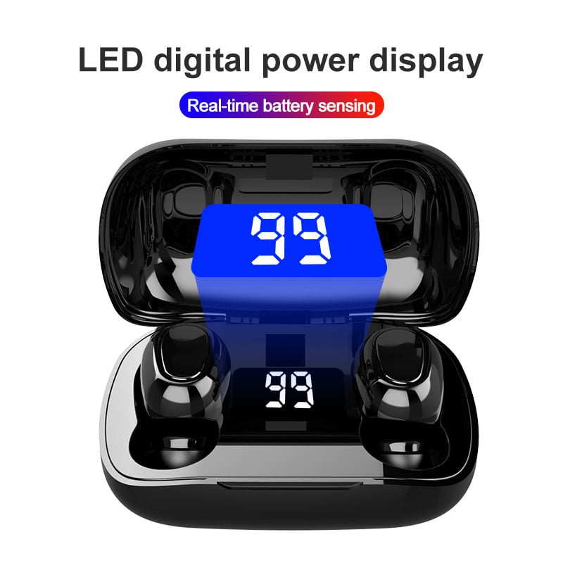 TWS Mini L21 Pro fejhallgató vezeték nélküli sport fülhallgató vízálló sztereó térhatású hang minden okostelefonon működik Bluetooth fülhallgató