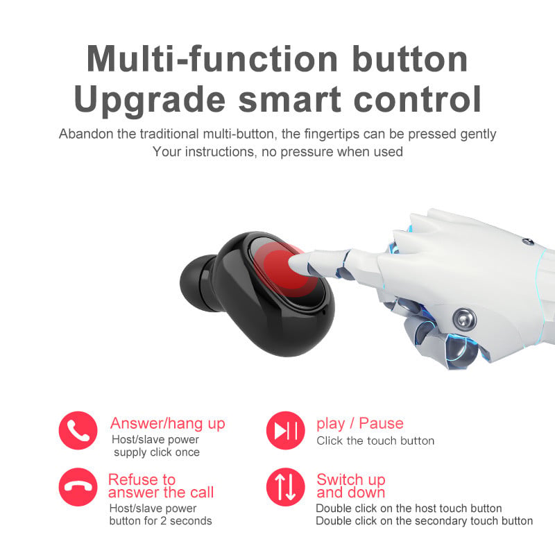 TWS Mini L21 Pro fejhallgató vezeték nélküli sport fülhallgató vízálló sztereó térhatású hang minden okostelefonon működik Bluetooth fülhallgató