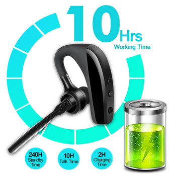Ακουστικά Bluetooth K10 Ασύρματα επαγγελματικά ακουστικά Hands-free Μείωση θορύβου Bluetooth Ακουστικά HD TWS Earbuds Ακουστικά