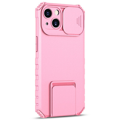 Мек и твърд 2 в 1 калъф със скоба за OPPO A74 A54 A16 A15 S A72 A96 A95 A55 A53 Push-Pull защита на обектива Funda Cover Reno 6 5