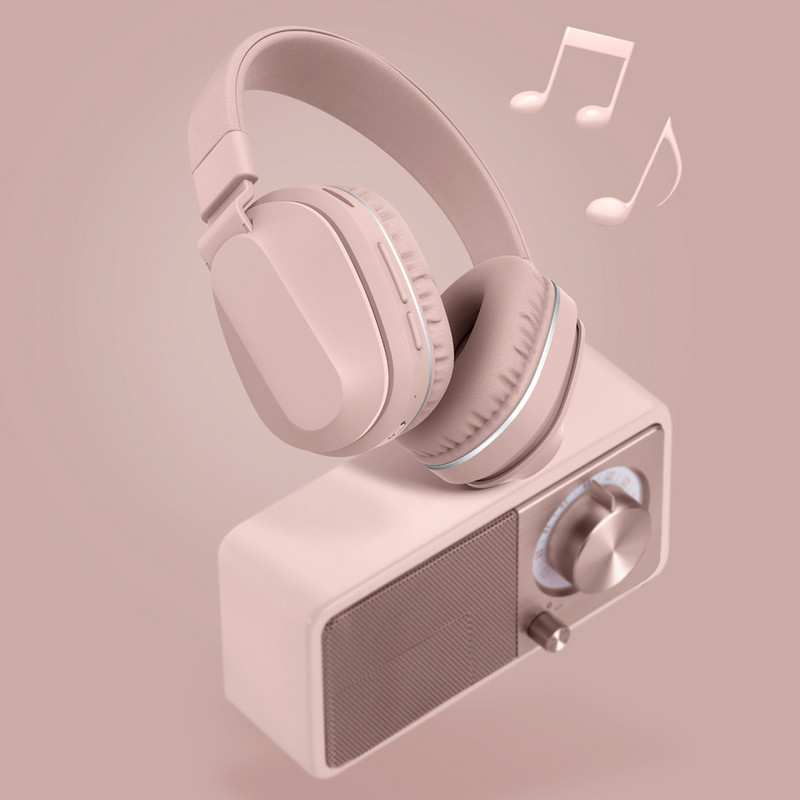 Ασύρματο ακουστικό για κορίτσι Γυναικεία φίλη Bluetooth 5.0 Ασύρματο / Ενσύρματο ακουστικό με ακουστικό Mic Music Sport Ακουστικά