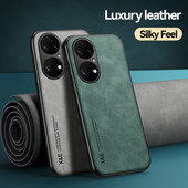 Magnetna kožna torbica Fundas za Huawei P50 P40 P30 P20 Lite Mate 40 30 20 X Nova 10 9 7 6 SE Pro Lens All Inclusive stražnje maske