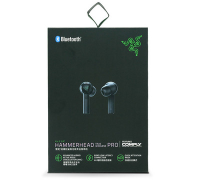 Căști Hammerhead True Wireless Pro de a doua generație, Căști ANC pentru jocuri cu latență scăzută, latență de 60 ms pentru căști Huawei iPhone