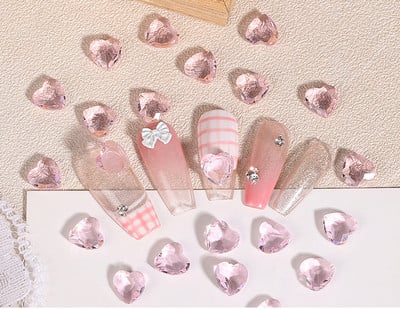 50/100db Aurora Meteorit Gyanta Nail Art Charm 3D K9 Glass Ice Transparent Crystal Gem Laser Meteorite Körömékszer Kiegészítők