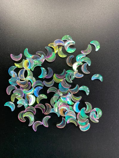 50/100db Aurora Meteorit Gyanta Nail Art Charm 3D K9 Glass Ice Transparent Crystal Gem Laser Meteorite Körömékszer Kiegészítők