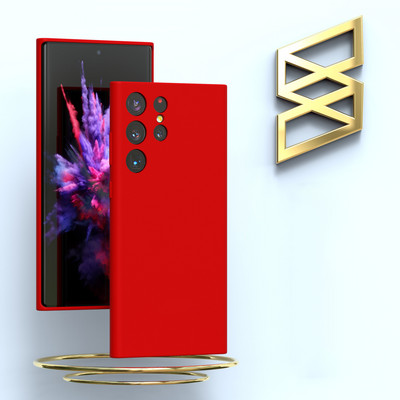 Για Samsung Galaxy S22 Ultra Case Υψηλής ποιότητας Μεταξένιο κάλυμμα σιλικόνης Silky Touch Protective Shell S22 Ultra S22 Plus S22