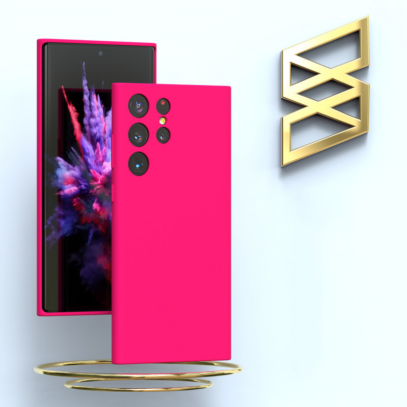 Samsung Galaxy S22 Ultra Case jaoks Kvaliteetne siidine silikoonkate Silky Touch kaitsev kest S22 Ultra S22 Plus S22