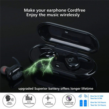 Y30 TWS безжична Blutooth 5.0 слушалка с шумопотискаща слушалка 3D стерео звук Музикални слушалки за поставяне в ушите за смартфон с Android Ios