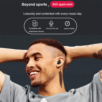 Ακουστικά Y30 TWS Wireless Blutooth 5.0 Ακουστικά ακύρωσης θορύβου 3D στερεοφωνικό ήχο Μουσική In-ear Earbuds για έξυπνο τηλέφωνο Android Ios