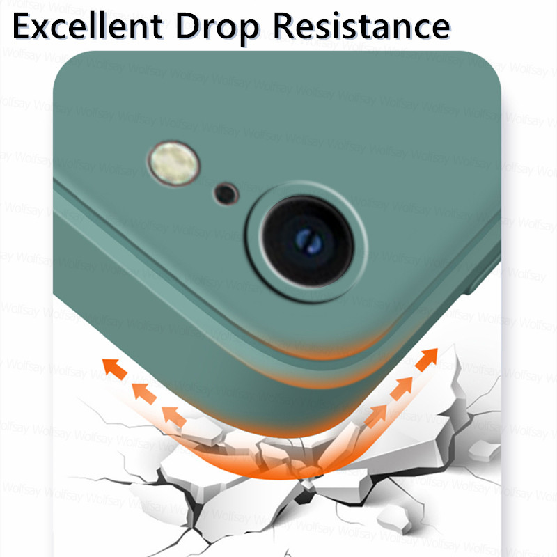 iPhone SE 2022 korpusam iPhone SE 2022 2020 6 7 8 vāciņš Triecienizturīgs mīksts TPU šķidrā silikona tālruņa aizmugurējais korpuss iPhone 2022