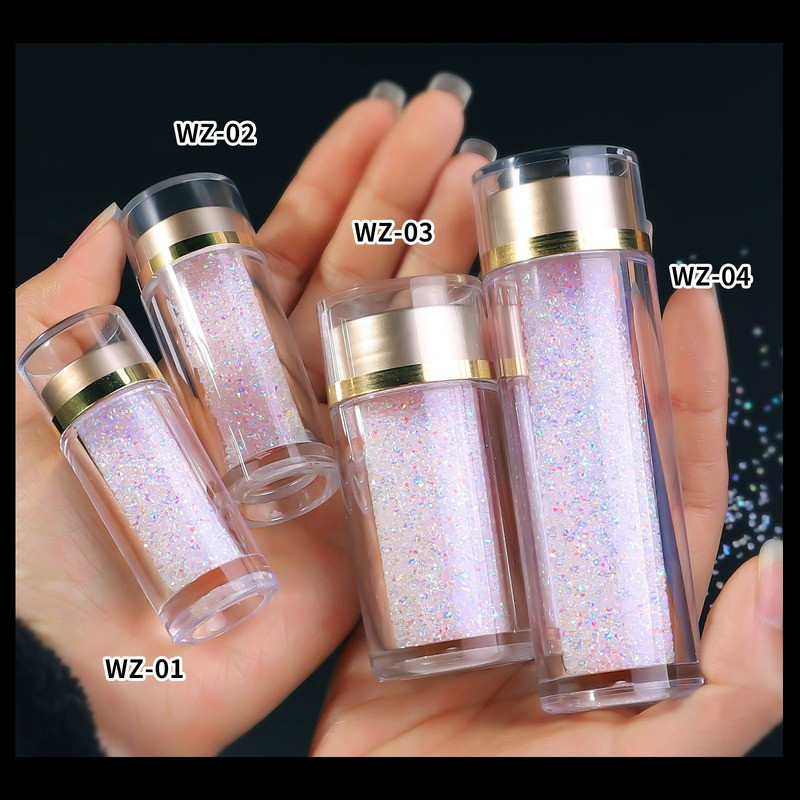 1 palack Üveg AB Crystal Dust Mikrocirkon köröm strassz DIY Beauty apró strassz 3D drágakövek Mikro Pixie Nails Dekoráció