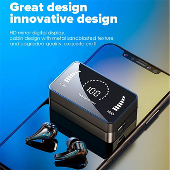 Tws безжични слушалки, съвместими с Bluetooth 5.1 слушалки, стерео спортни игри, водоустойчиви слушалки с микрофон за Xiaomi Huawei