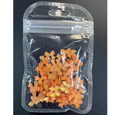 50 kom Smola Mašna Nail Art Šarm 3D bijela duga traka Bowknot Nakit za nokte Ukrasi DIY Kawaii mašne Dodaci za nokte 10x11MM