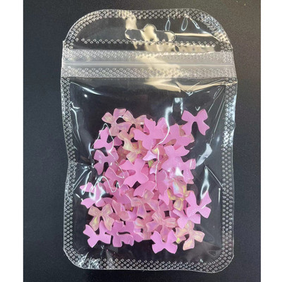 50 kom Smola Mašna Nail Art Šarm 3D bijela duga traka Bowknot Nakit za nokte Ukrasi DIY Kawaii mašne Dodaci za nokte 10x11MM