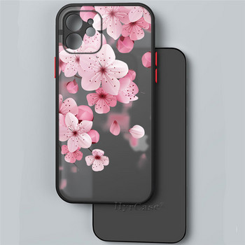 За iPhone 13 12 11 14 Pro Max Mini XS X XR 14Plus защитен калъф Flowers Mandala Sexy Floral Soft Bumper Matte Hard Back Cover