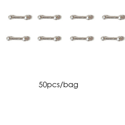 50 db Cross Nail Charms Strasszos Punk Gothic Design Luxus Nail Art kellékek 3D Charm DIY Tips Manikűr Dekoráció