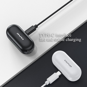 AWEI T13 Pro TWS Bluetooth 5.1 In Ear Mini Touch Earphone Sport HIFI Music Stereo Earbuds True Wireless with Power Charging Box