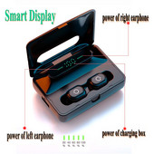 H60 Bluetooth-peakomplekt Binaural TWS 5.0 Mini juhtmeta spordisisene kõrvaklapp 2200 mAh laadimiskastiga nutika sektsiooniga digitaalekraaniga