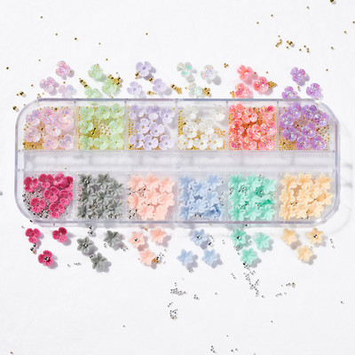 20/50 tk Sweet Lollipop Nail Art Dekoratsioonivaik Korea Lovely Candy Charms Segavärvilised Suvised Mini Lolly Bonbon Maniküüri osad