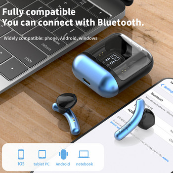 HOMEBARL N28 Buetooth 5.2 Creative Sport Game HIFI Mini In Ear Touch Screen Earphone Box Charge Box for Mobile Phone Tablet Notebook