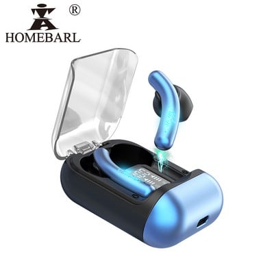 HOMEBARL N28 Buetooth 5.2 Creative Sport Game HIFI Mini In Ear Touch Earphone Screen Charge Box For Mobile Phone Tablet Notebook