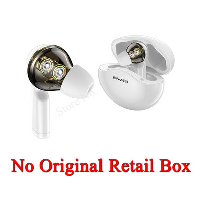 AWEI T12 TWS Bluetooth 5.1 In Ear Mini Touch Earphone Sport HIFI Music Stereo Earbuds True Wireless + Κουτί φόρτισης ισχύος 390 mAh