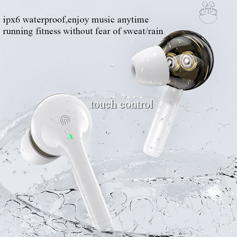 AWEI T12 TWS Bluetooth 5.1 In Ear Mini Touch Earphone Sport HIFI Music Stereo Earbuds True Wireless + Κουτί φόρτισης ισχύος 390 mAh